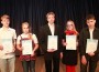 Parimad ainetundjad Heini Heinlaid, Svea Stahlman, Karmo Kuurberg, Piia Tomingas ja Teet Saar. Foto: Arvo Tarmula