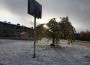Lumi Haapsalus Haapsalus kattis täna hommikul maapinda õige õhuke lumekiht. Foto: Arvo Tarmula