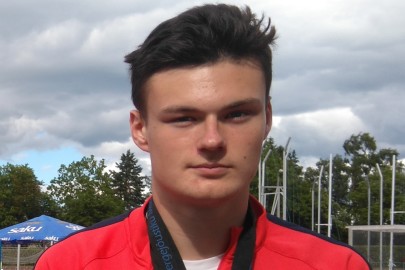 Kevin Sakson Eesti meistrivõistlustelt võidetud kuuli, ketta ja kõrgushüppe kuldmedalitega