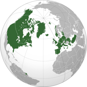 NATO liikmesriigid. Kaart: Wikipedia