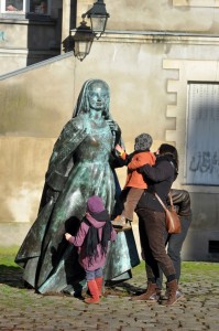 Anne kuju tema lossi juures Prantsusmaal Nantesis, kus nüüd asub muuseum. Foto: AFP / Frank Perry / Scanpix