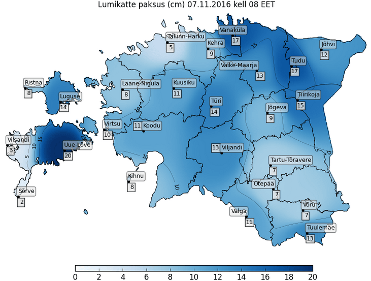 Virtsu tõusis Läänemaa lumeliidriks - Lääne Elu