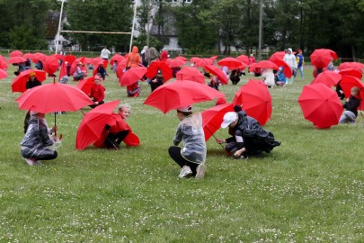 Haapsalu väikesed võimlejad tantsupeo proovis Foto Peeter Langovits06