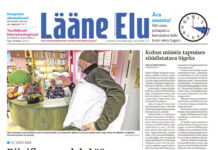Lääne Elu paberleht laupäeval, 25. oktoobril