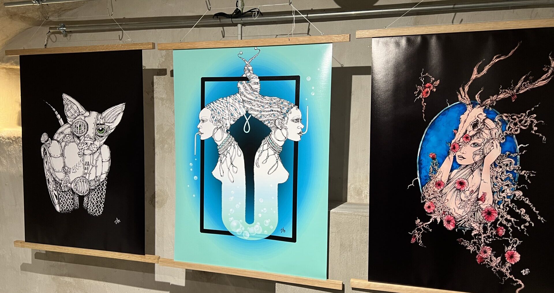 Galerii: Ursula Aavasalu avas oma juubelinäituse “Keldrielukad”