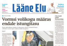 Lääne Elu paberleht neljapäeval, 11. detsembril