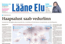 Lääne Elu paberleht, laupäeval 13. detsembril