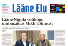 Lääne Elu paberleht laupäeval, 24. jaanuaril