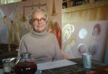 Dokumentaalfilmi „Epp Maria. Elu maalides” linastusel Haapsalus on kohal ka filmi tegijad