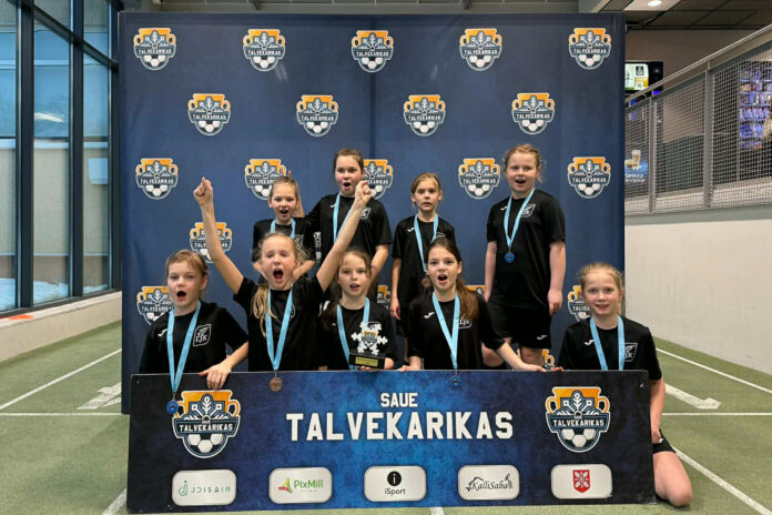 Läänemaa JK tüdrukud_Saue Talvekarikas_foto Joonas Kiisler