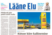 Lääne Elu paberleht teisipäeval, 24. märtsil