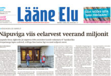 Lääne Elu paberleht teisipäeval, 7. aprillil