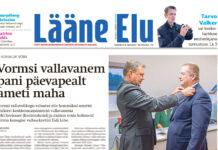 Lääne Elu paberleht teisipäeval, 12. mail