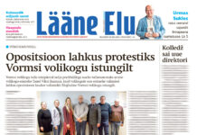 Lääne Elu paberleht neljapäeval, 28. mail