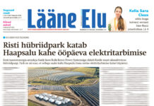 Lääne Elu paberleht teisipäeval, 9. juunil