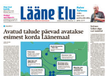 Lääne Elu paberleht teisipäeval, 21. juulil