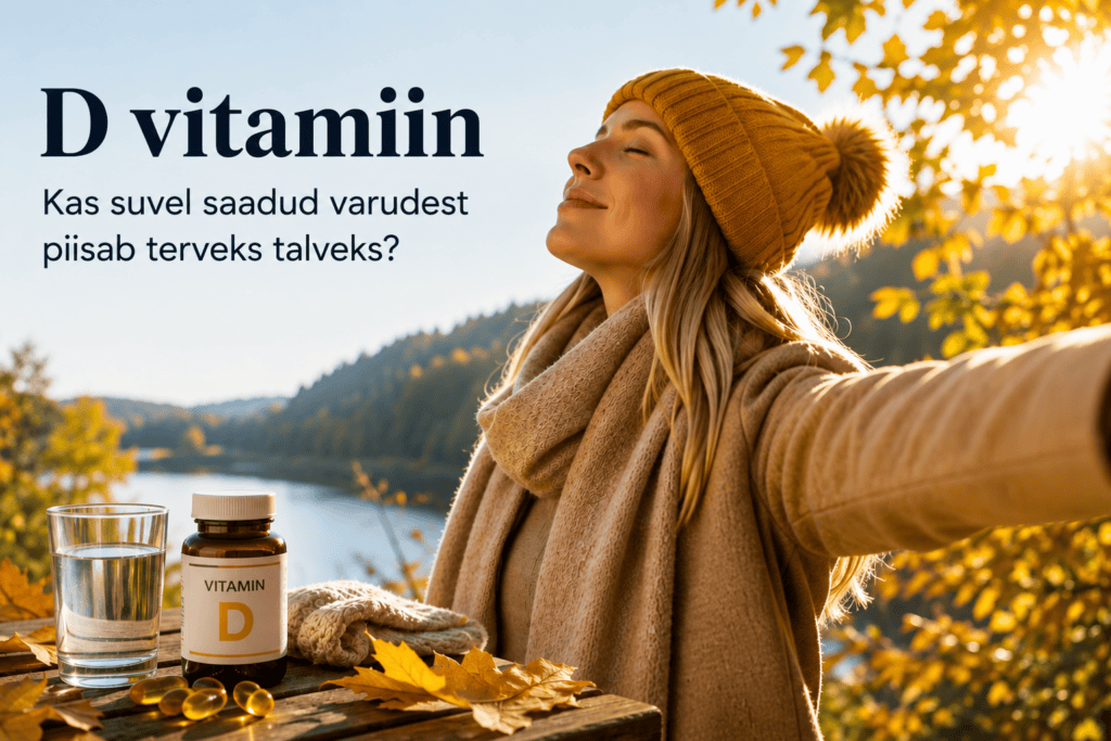 Kas suvel saadud D-vitamiinist piisab terveks talveks?