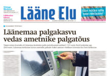 Lääne Elu paberleht neljapäeval, 10. septembril