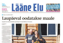 Lääne Elu paberleht teisipäeval, 15. septembril