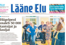 Lääne Elu paberleht teisipäeval, 29. septembril