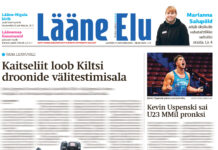 Lääne Elu paberleht laupäeval, 17. oktoobril