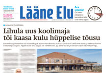Lääne Elu paberleht laupäeval, 24. oktoobril