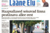 Lääne Elu paberleht laupäeval, 3. oktoobril